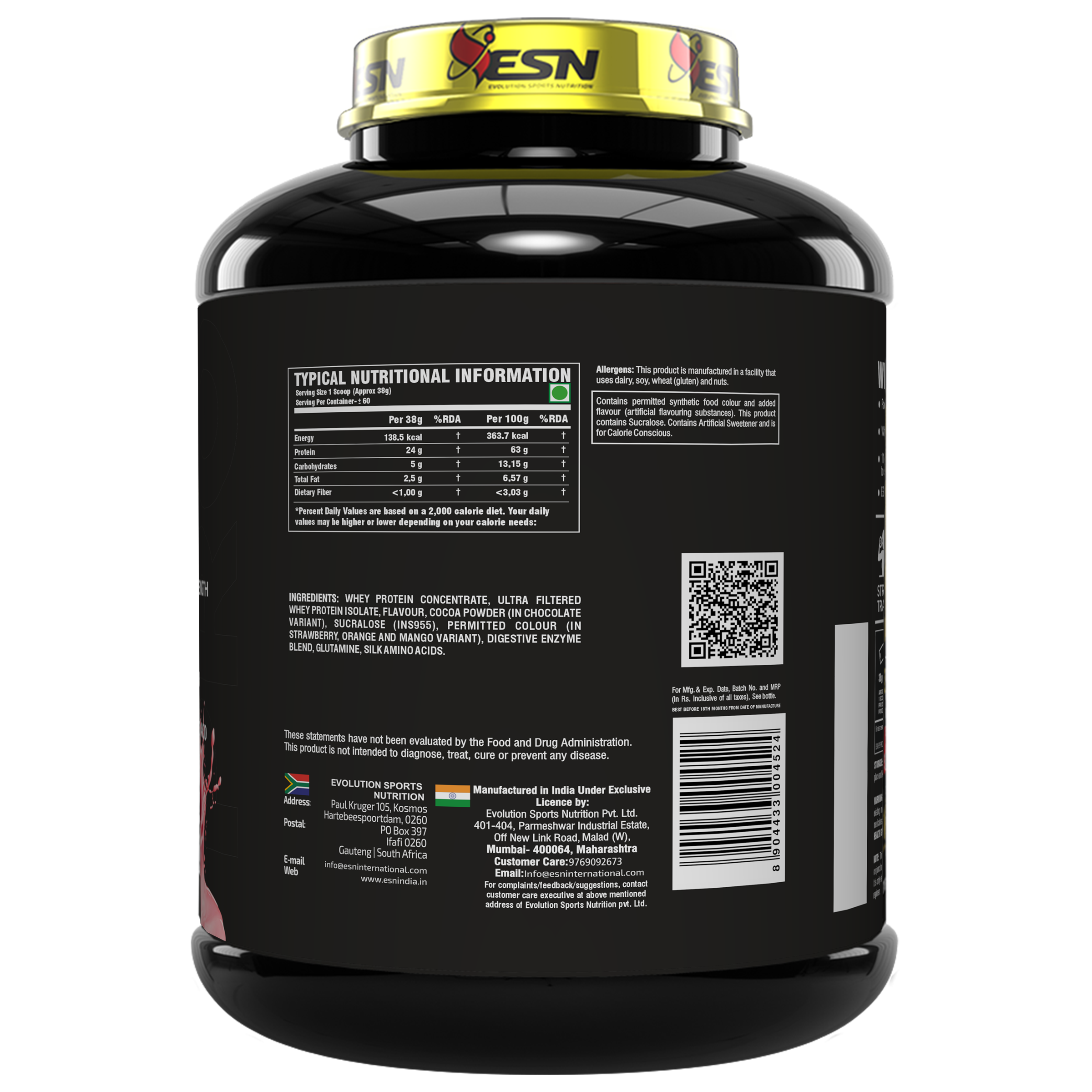 Pro Standard whey