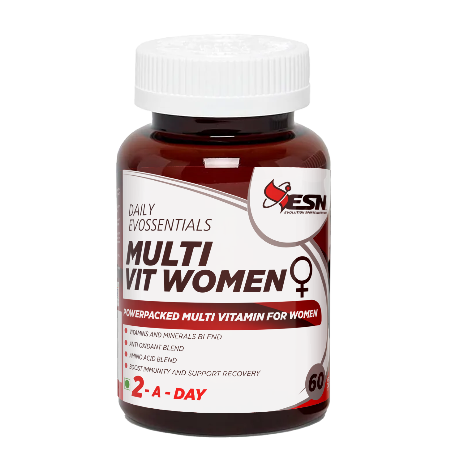 ESN Daily Evossentials Multivitamin for Women – 60 Vegetarian Capsules