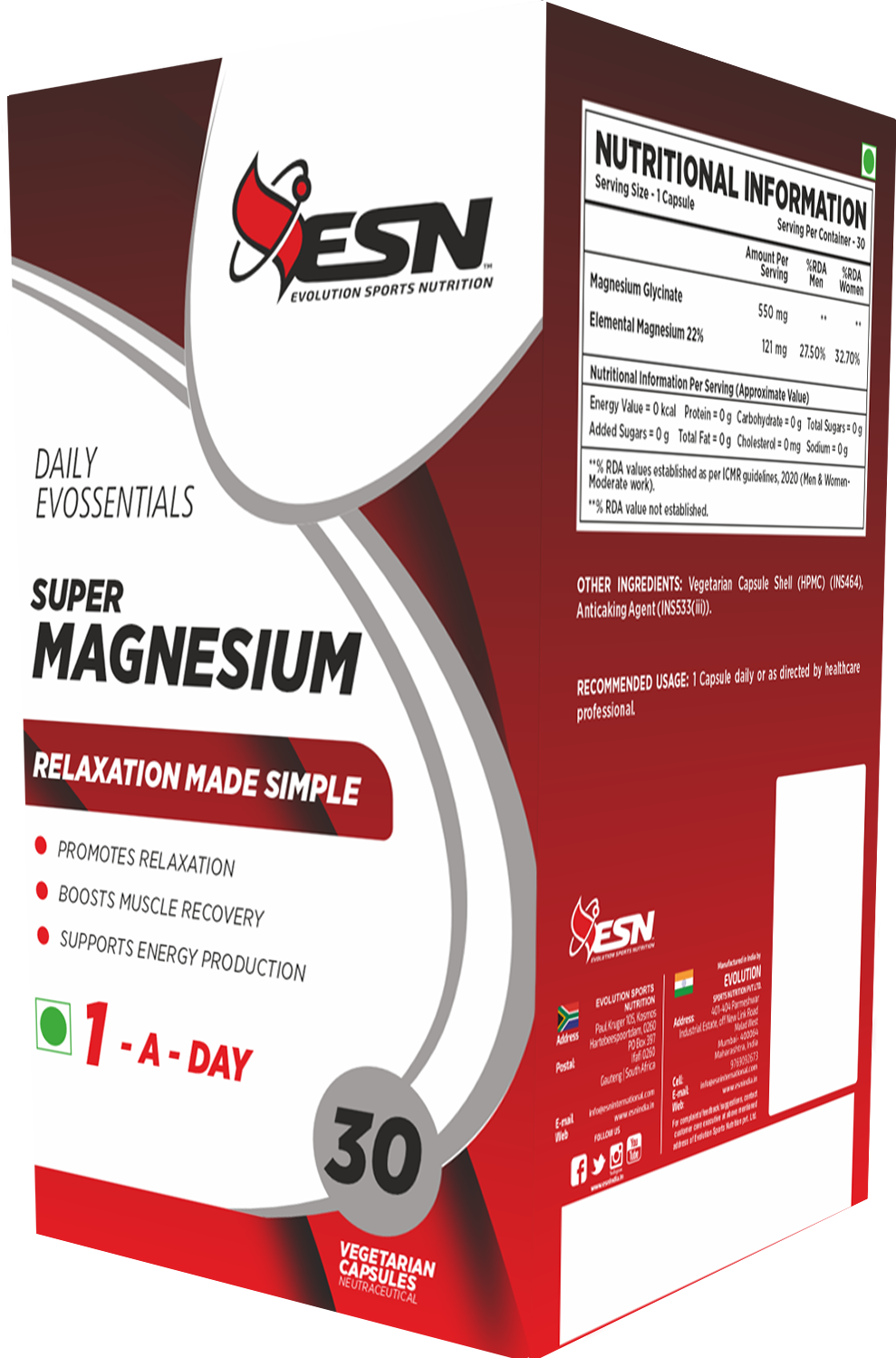 Daily Evossentials Super Magnesium