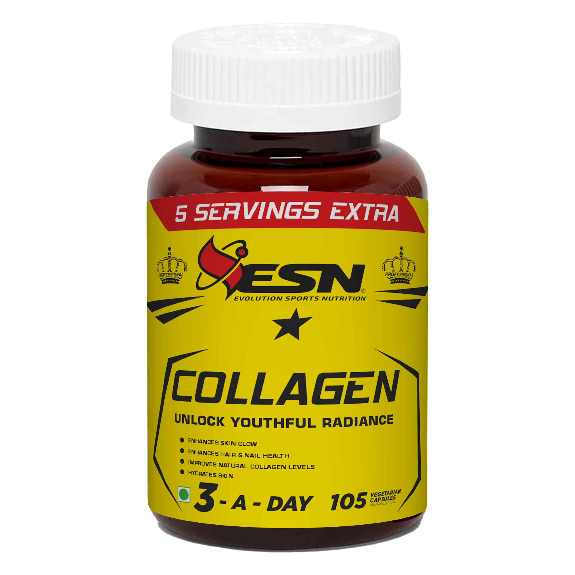 ESN Professional Series Collagen – 105 Vegetarian Capsules