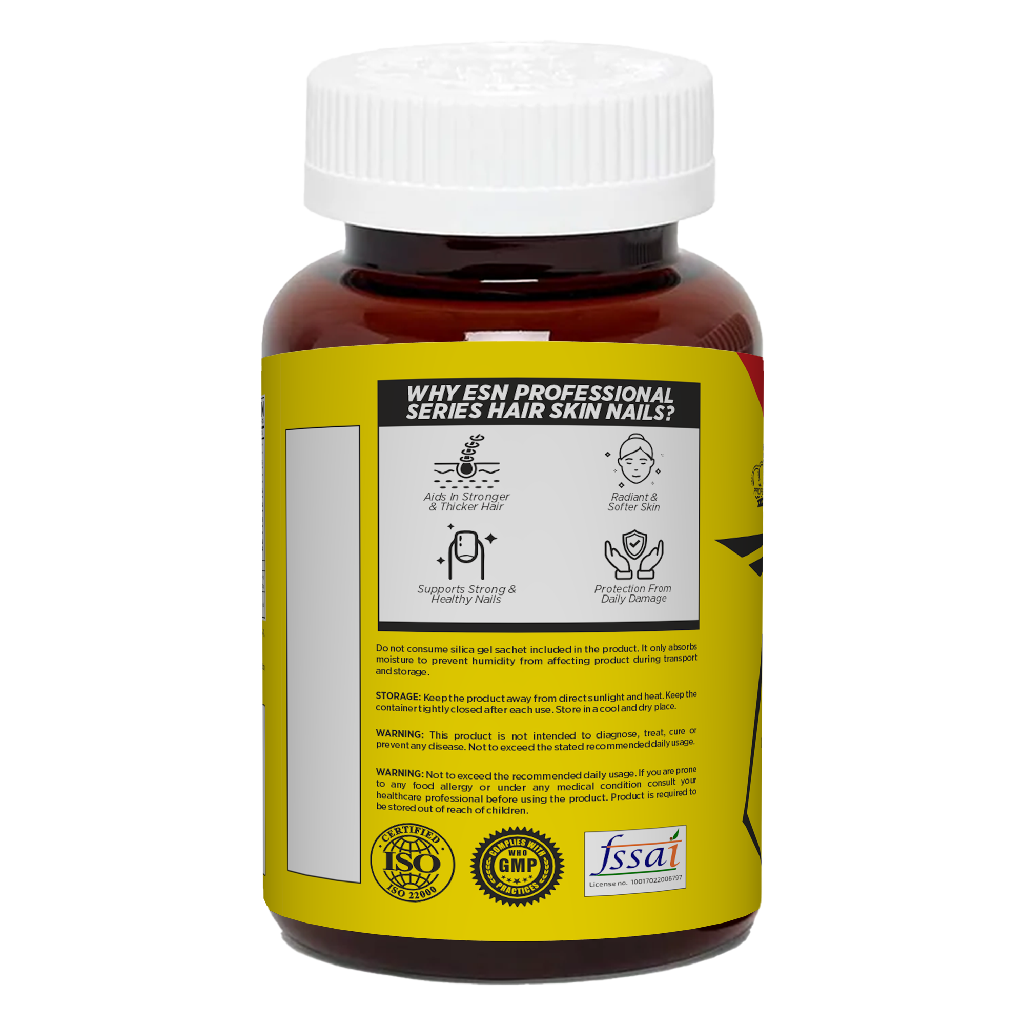 ESN Professional Series  Hair Skin Nails – 70 Vegetarian Capsules
