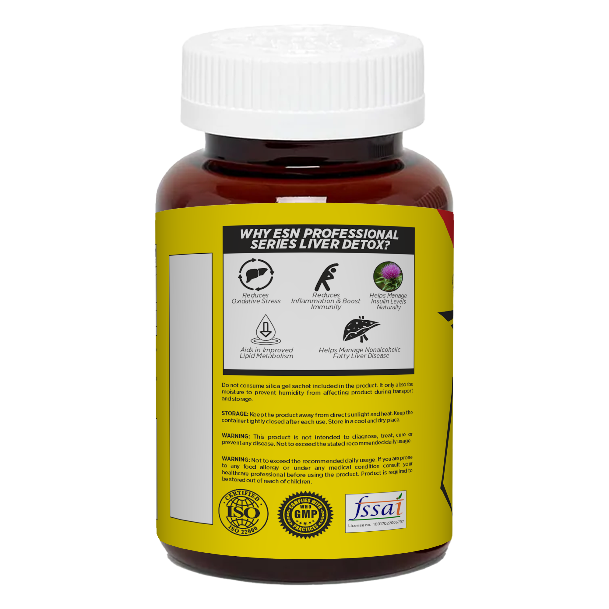 ESN Professional Series Liver Detox – 70 Vegetarian Capsules
