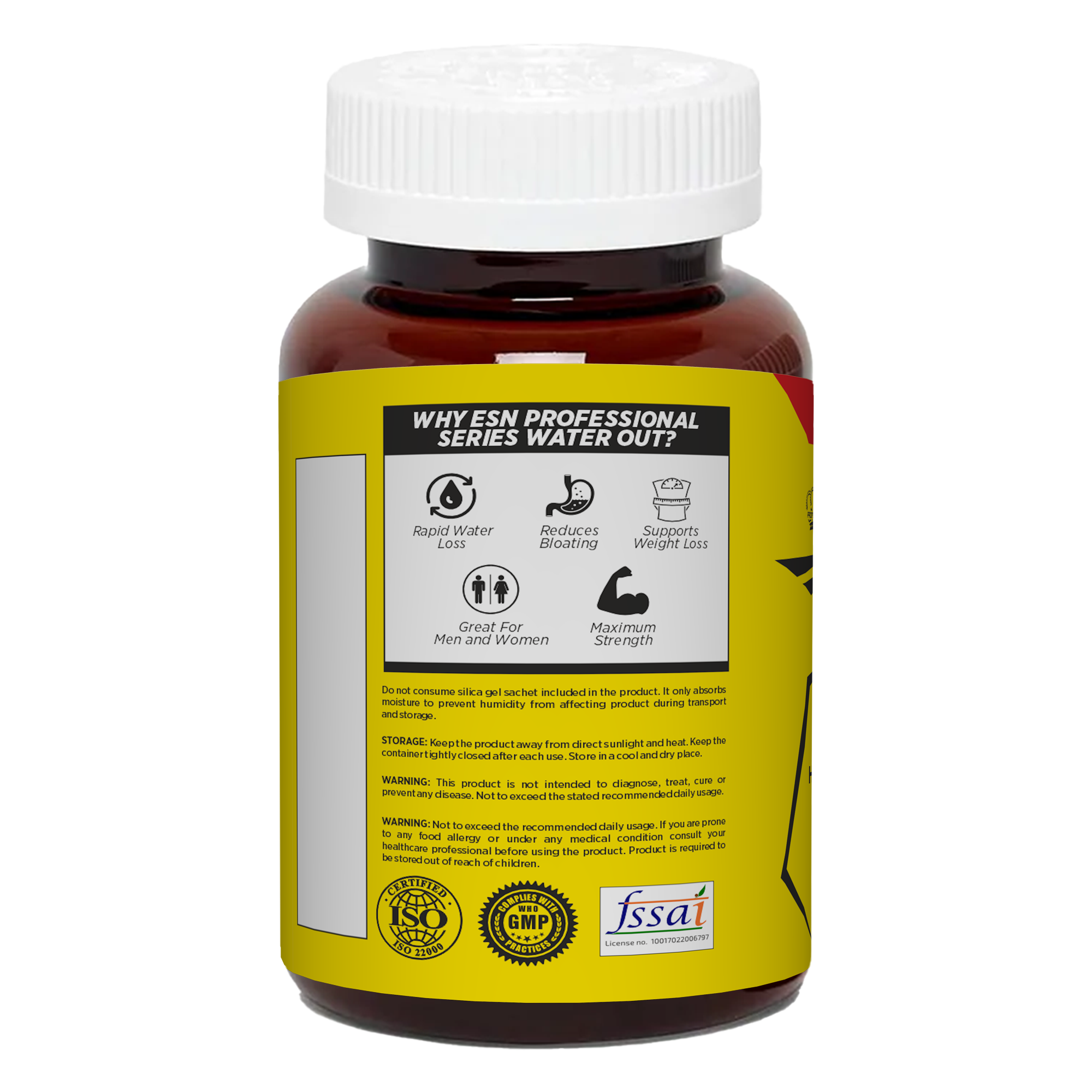 ESN Professional Series Water Out – 70 Vegetarian Capsules