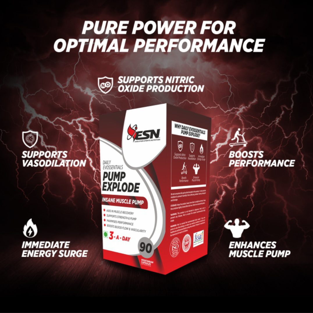 ESN Daily Evossentials Pump Explode – 90 Vegetarian Capsules